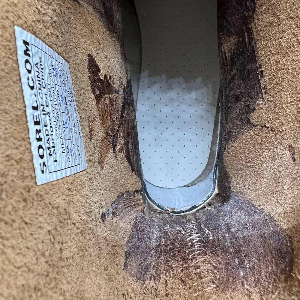 Sorel Caribou Snow Boots Men's Size 12 Brown Waterproof Insulated NM1000-281